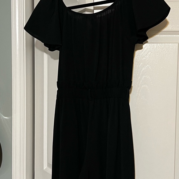 Monteau Black Jumpsuit with Button Accents - Picture 4 of 5